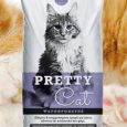 Pretty Cat Πλήρης και ισορροπημένη τροφή για γάτες, πλούσια σε κοτόπουλο και ψάρι.