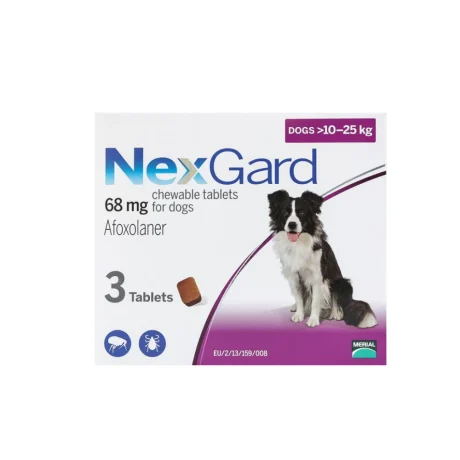NexGard Tablets For Dogs 10-25kg