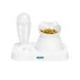2-in-1 cat food and water bowl set