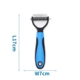 Dog & cat Hair Removal Combs & Brushes Light blue