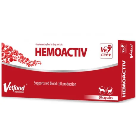 Συμπλήρωμα Διατροφής για Σκύλους και Γάτες Vetfood HemoActiv για Αναιμία 60 κάψουλες