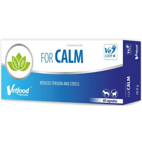 Vetfood For Calm 60 Ταμπλέτες κατά του Στρες σε Σκύλους και Γάτες