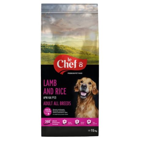 Le Chef Adult με Αρνί & Ρύζι 15 kg