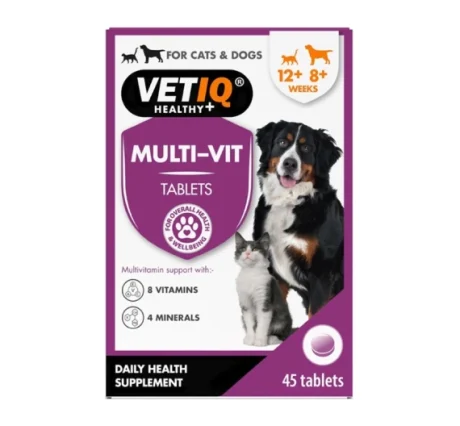 VetIQ Multivit Cats & Dogs Πολυβιταμινούχο 45tabs