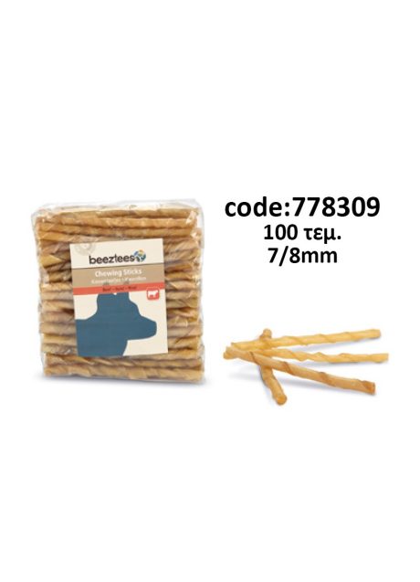 ΛΙΧΟΥΔΙΑ BEEZTEES Chewing sticks 1 τεμάχιο  12,5 cm x 7-8 mm