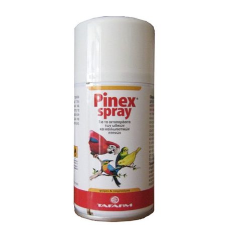 Tafarm Pinex Spray Αντιπαρασιτικό Σπρέι Ωδικών Πτηνών 150ml