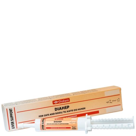 Diafarm Diahep Paste 30ml – Συμπλήρωμα για την Υποστήριξη του Ήπατος σε Σκύλους & Γάτες