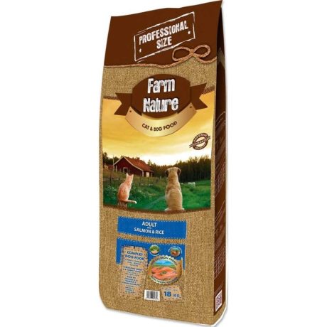 Farm Nature Adult Dog Food Salmon & Rice - 18kg