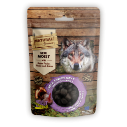 Natural Greatness Semi-Moist Bits Weight Control με Φρέσκια Γαλοπούλα, L-Καρνιτίνη & Βιταμίνη C 150g