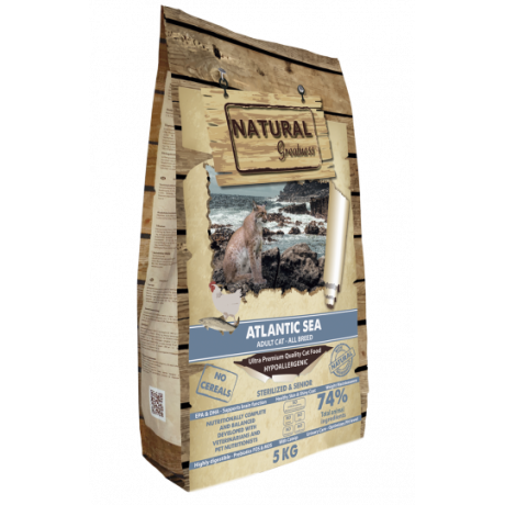 Natural Greatness Atlantic Sea (Ultra Premium Quality Cat Food - Hypoallergenic - Sterilized & Senior) 2 kg